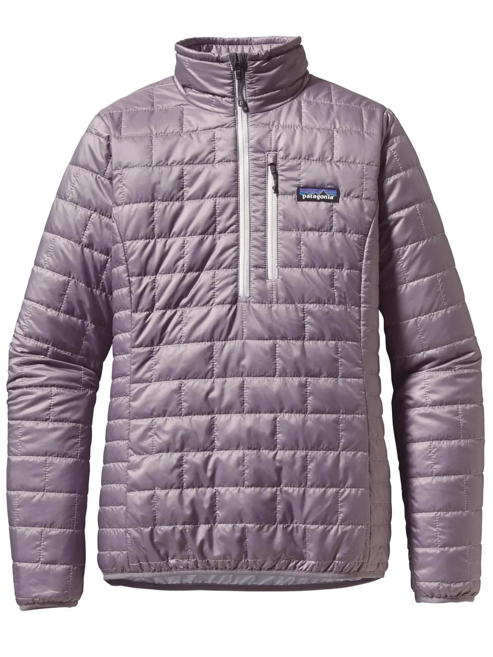 Patagonia Women’s Nano Puff Pullover Jacket Purple Gray Size Large